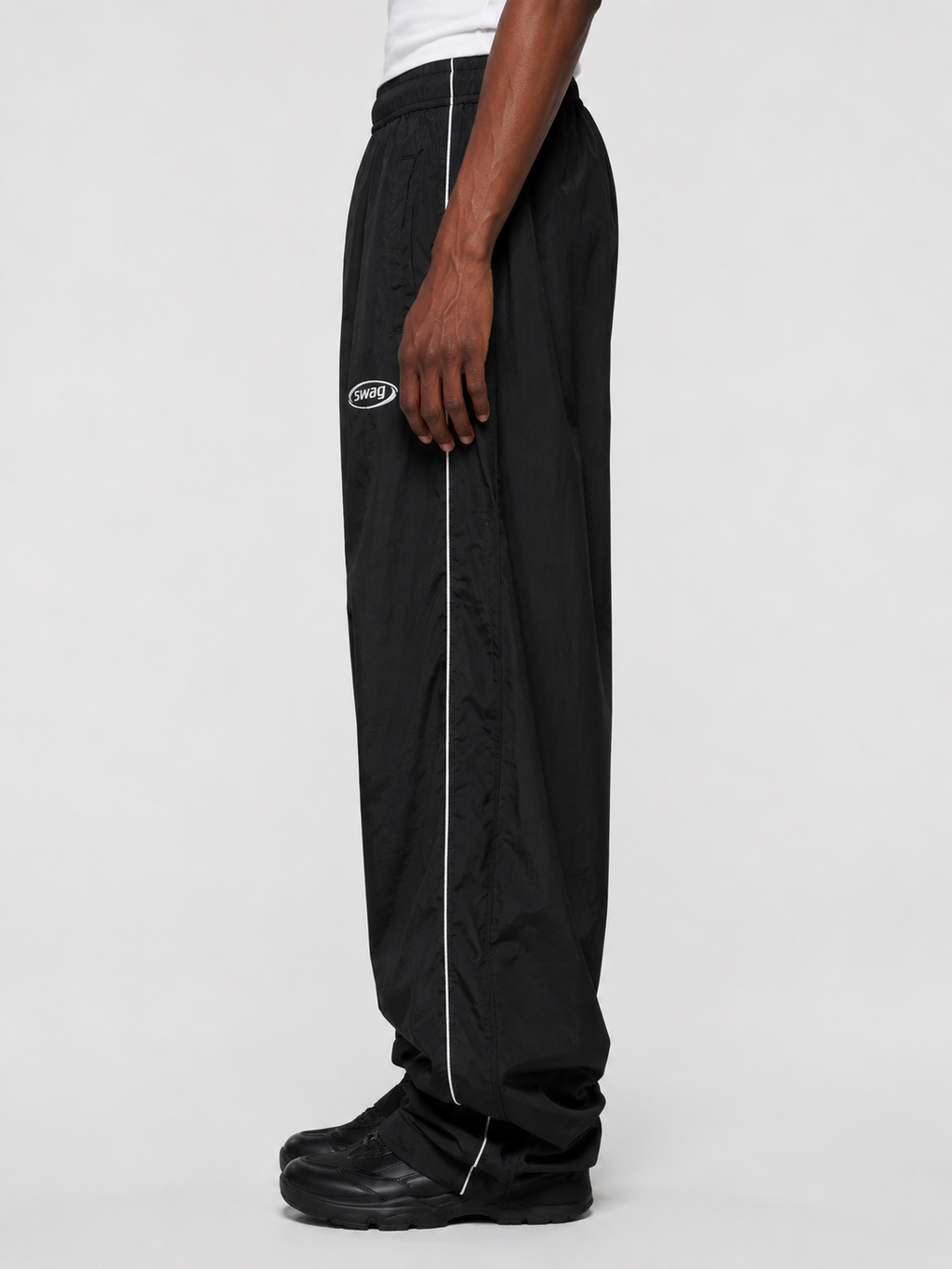 SWAG TRACK PANTS (BLACK)