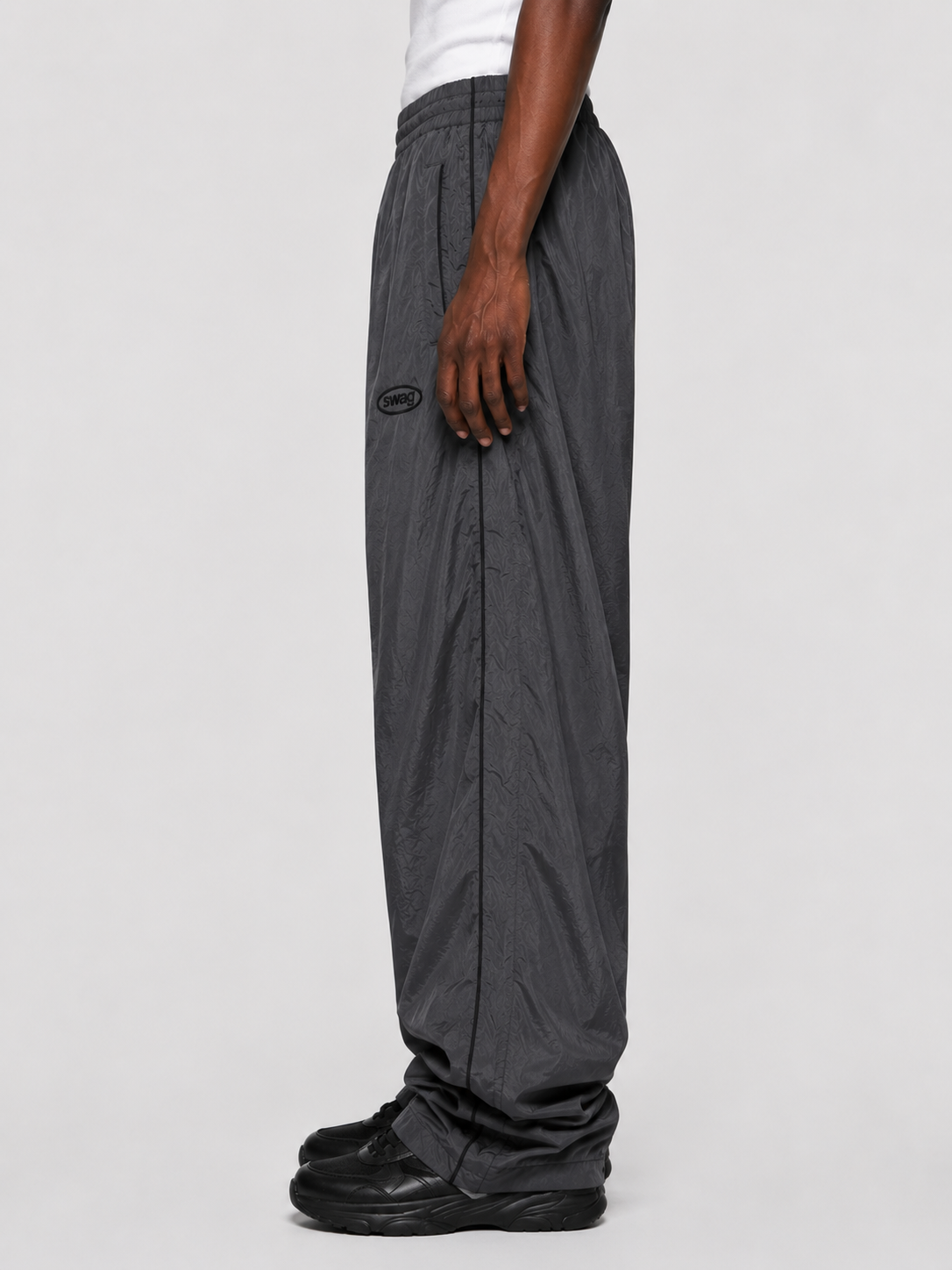 SWAG TRACK PANTS ( GRAY)