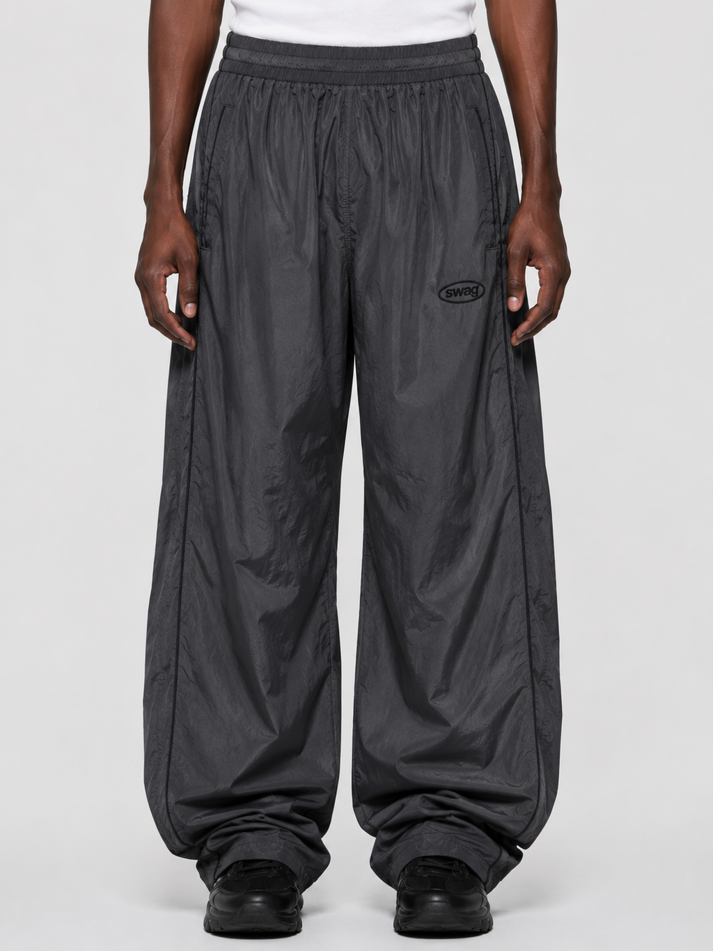 SWAG TRACK PANTS ( GRAY)